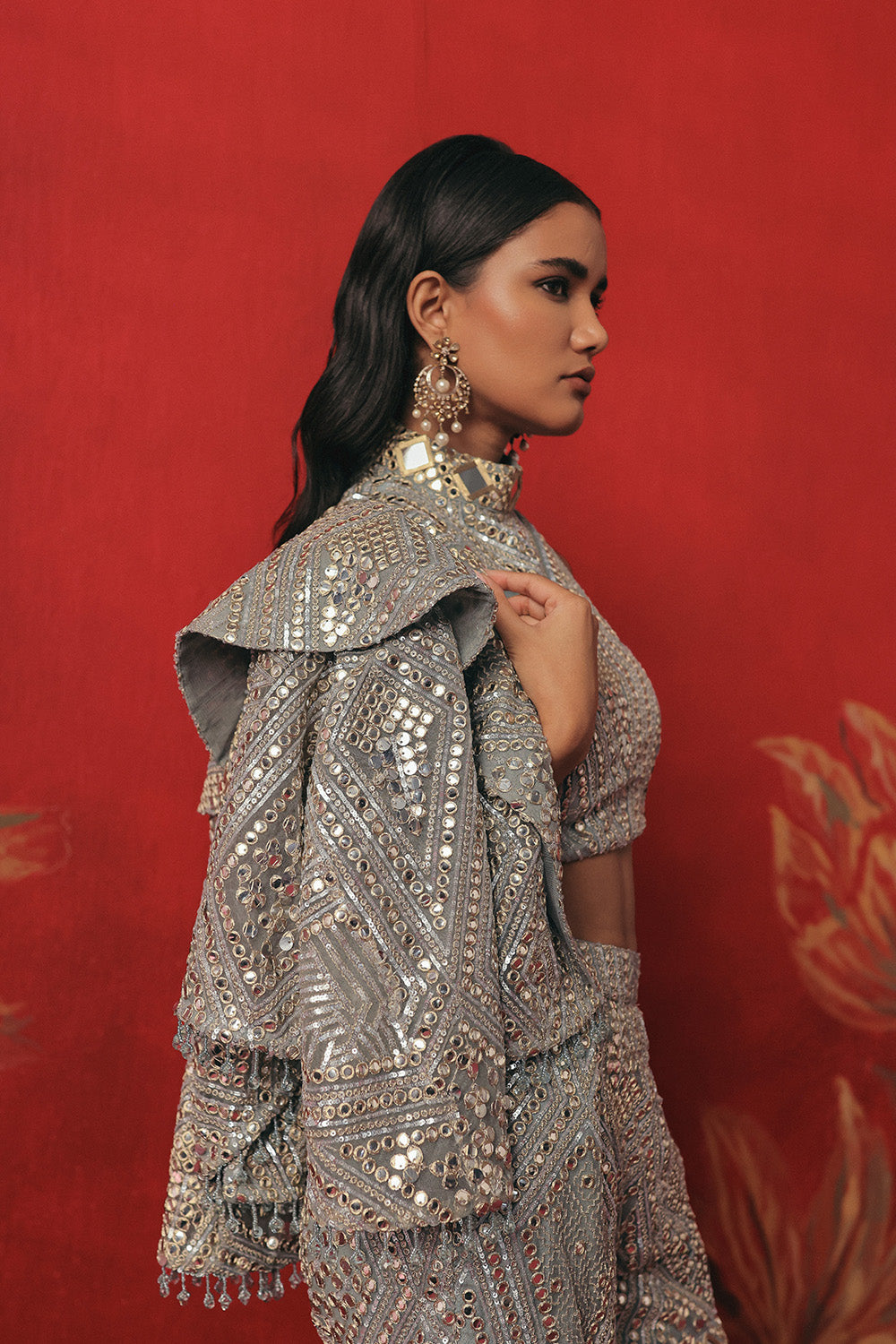 Monarch Collar Crop Jacket