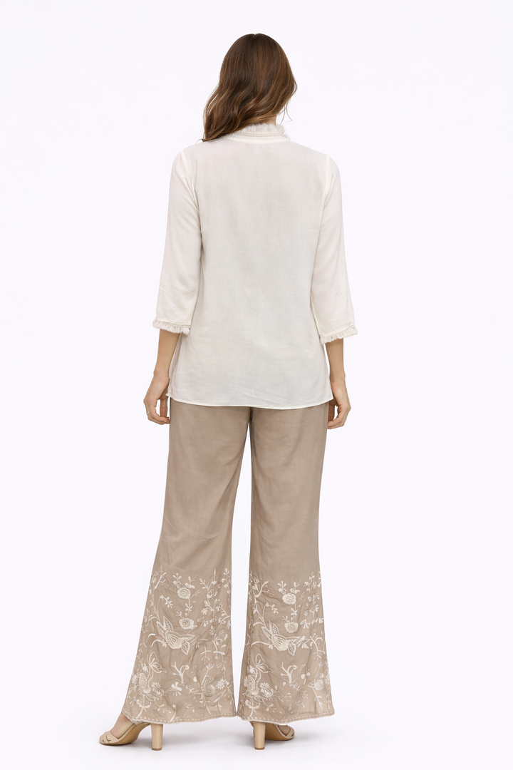 Parsi Gaara Classic Shirt With Palazzos