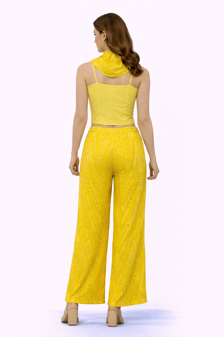 Yellow 18' corset with Miini cape