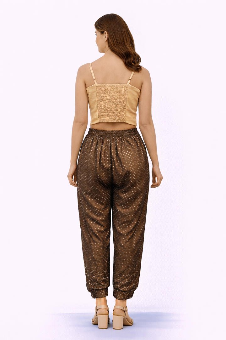 Bandeau with Boho Dhoti Pants