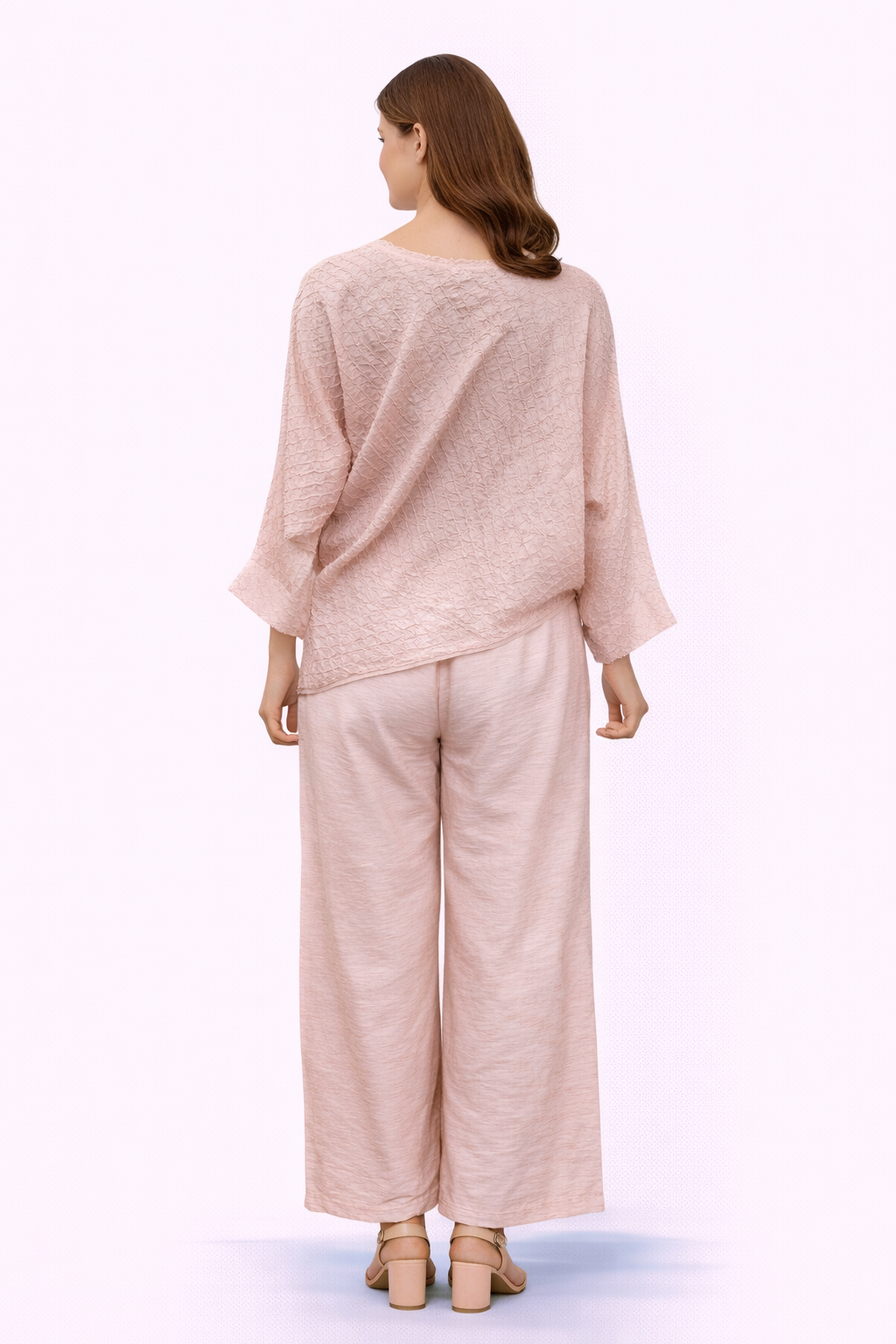 Asymetrical Cowl Top with Ankle length Pants