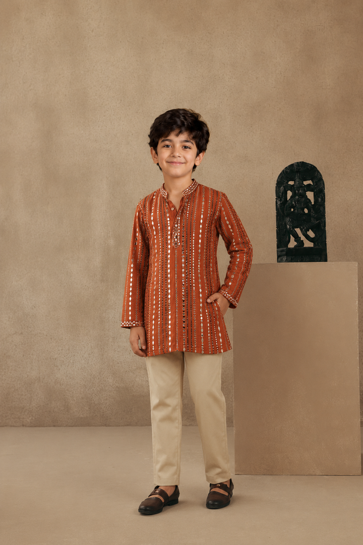 Mirrorwork Kurta Set