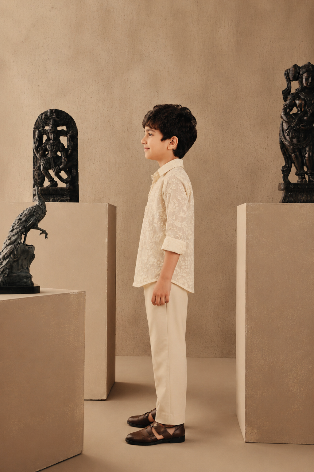 Chikankari Kurta Shirt  Set