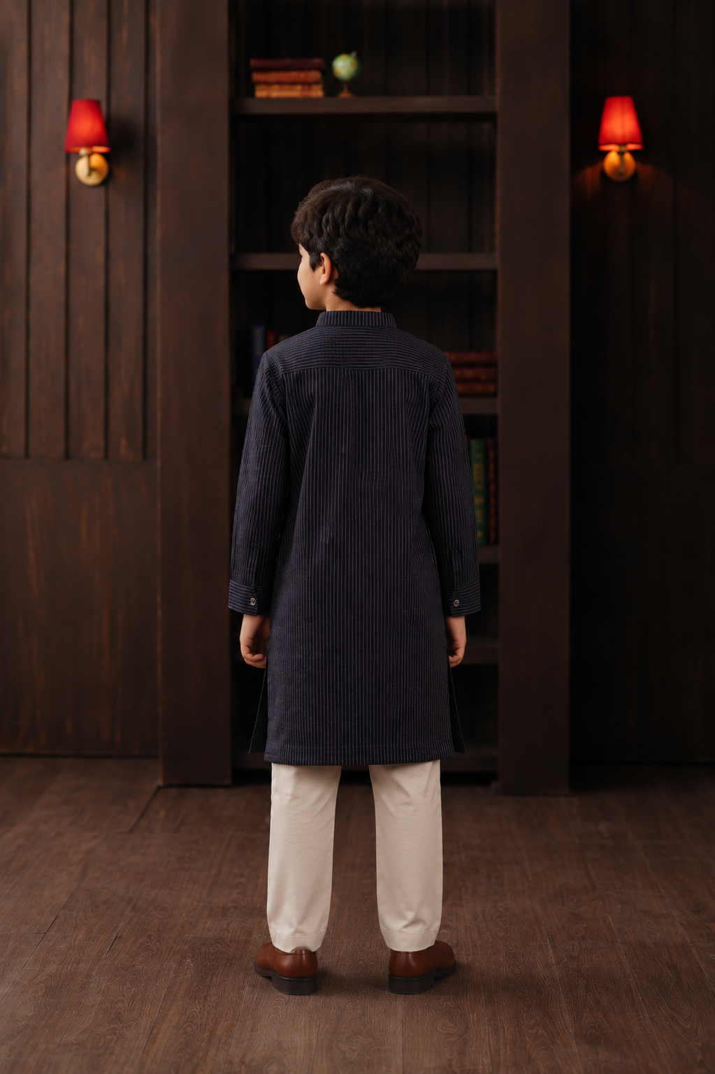 Pintuck Pathani Kurta