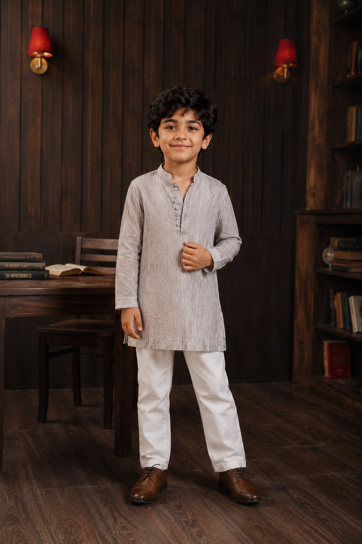 Pintuck Short Kurta