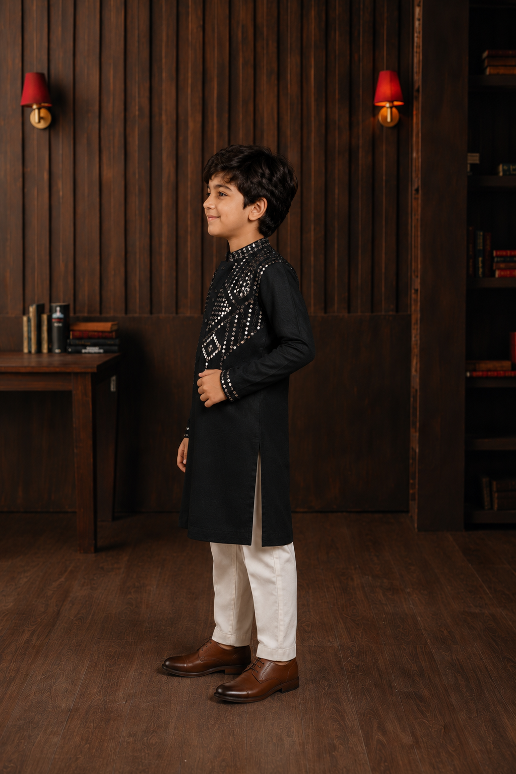 Mirror Embellished Kurta