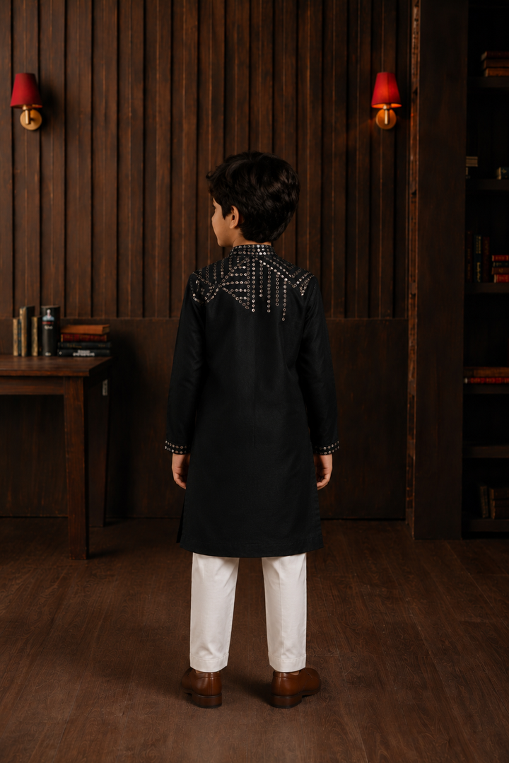 Mirror Embellished Kurta