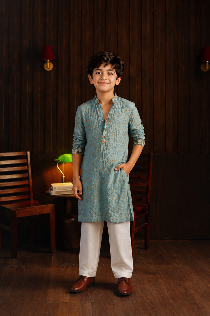 Embellished Bandhani Kurta