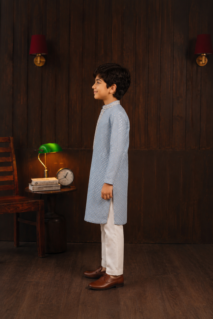 Regal Mirrorwork Beadwork Kurta