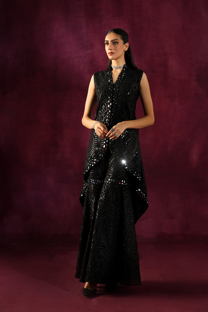 Mirrorwork Embellished Sharara