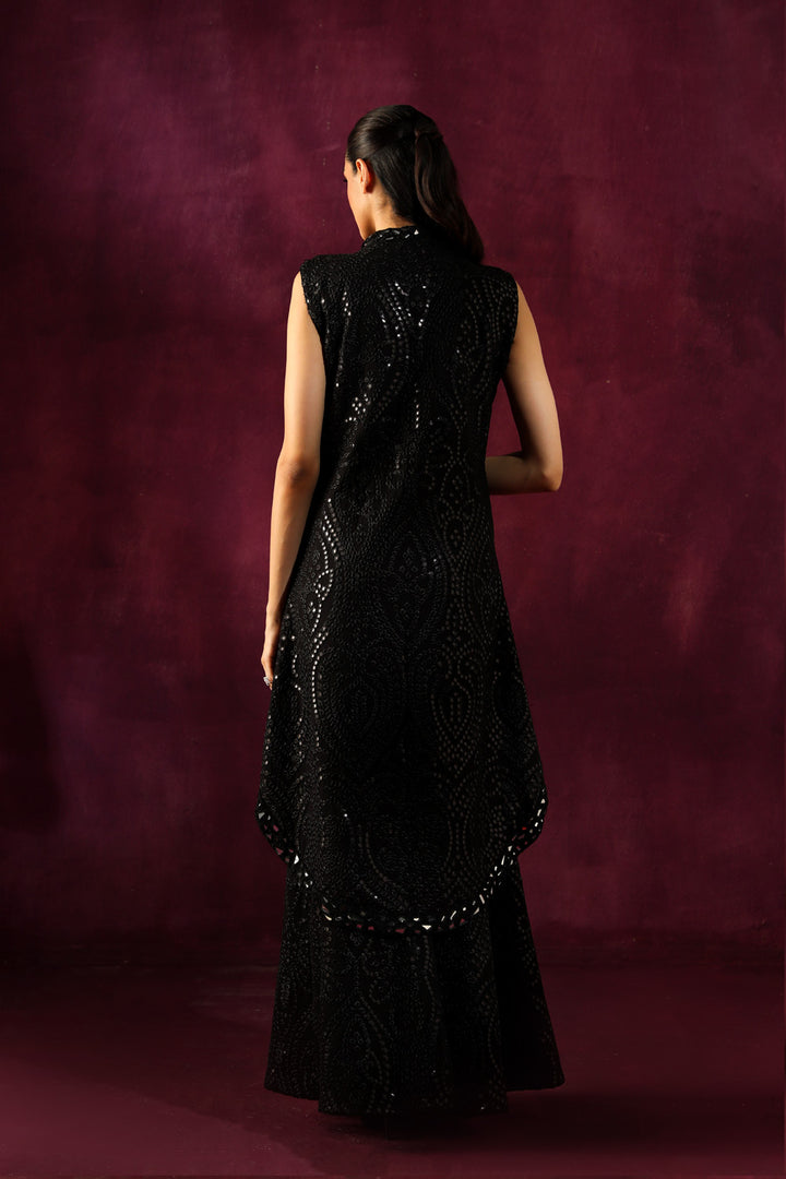 Mirrorwork Embellished Sharara