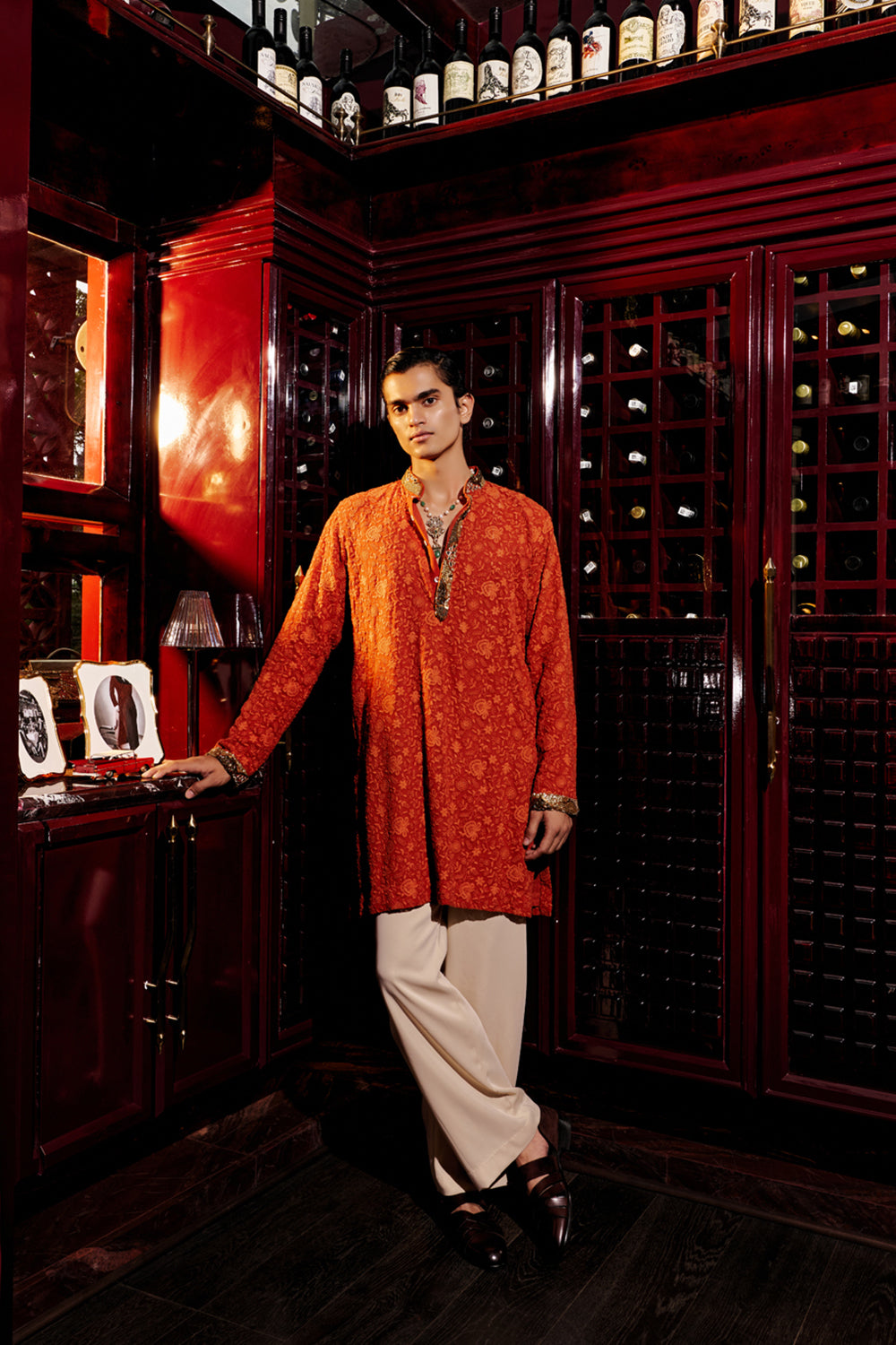 The Soren Chikankari Kurta Set