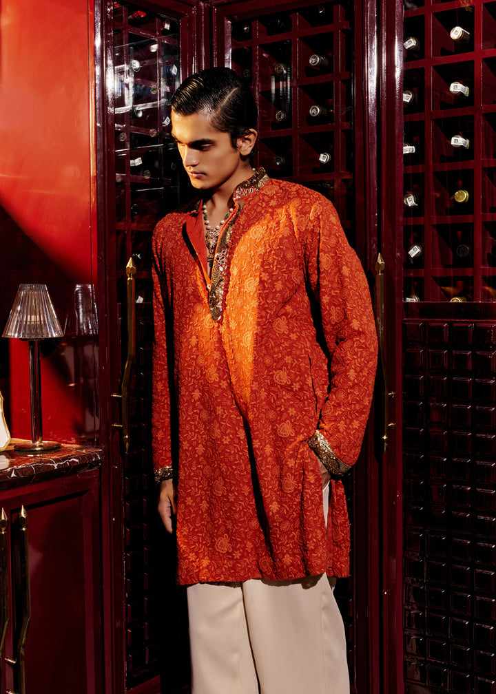 The Soren Chikankari Kurta Set