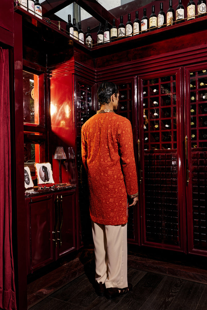 The Soren Chikankari Kurta Set