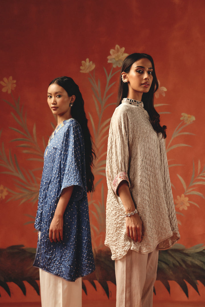 Long V Neck Kurta Tunic