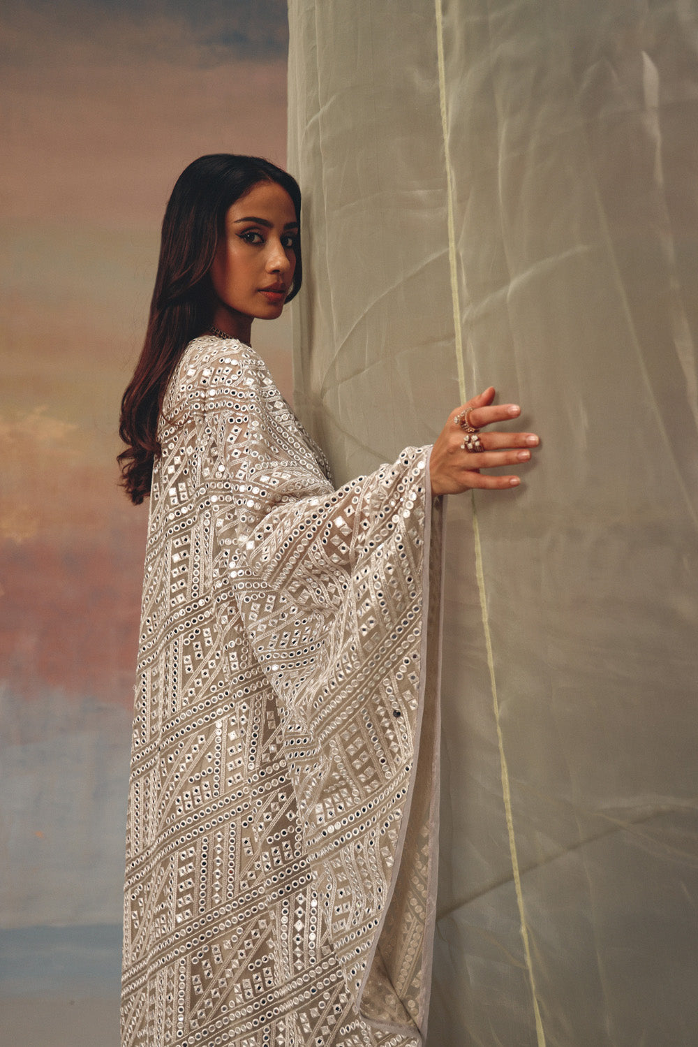 one shoulder dress india One Shoulder Indian Dress