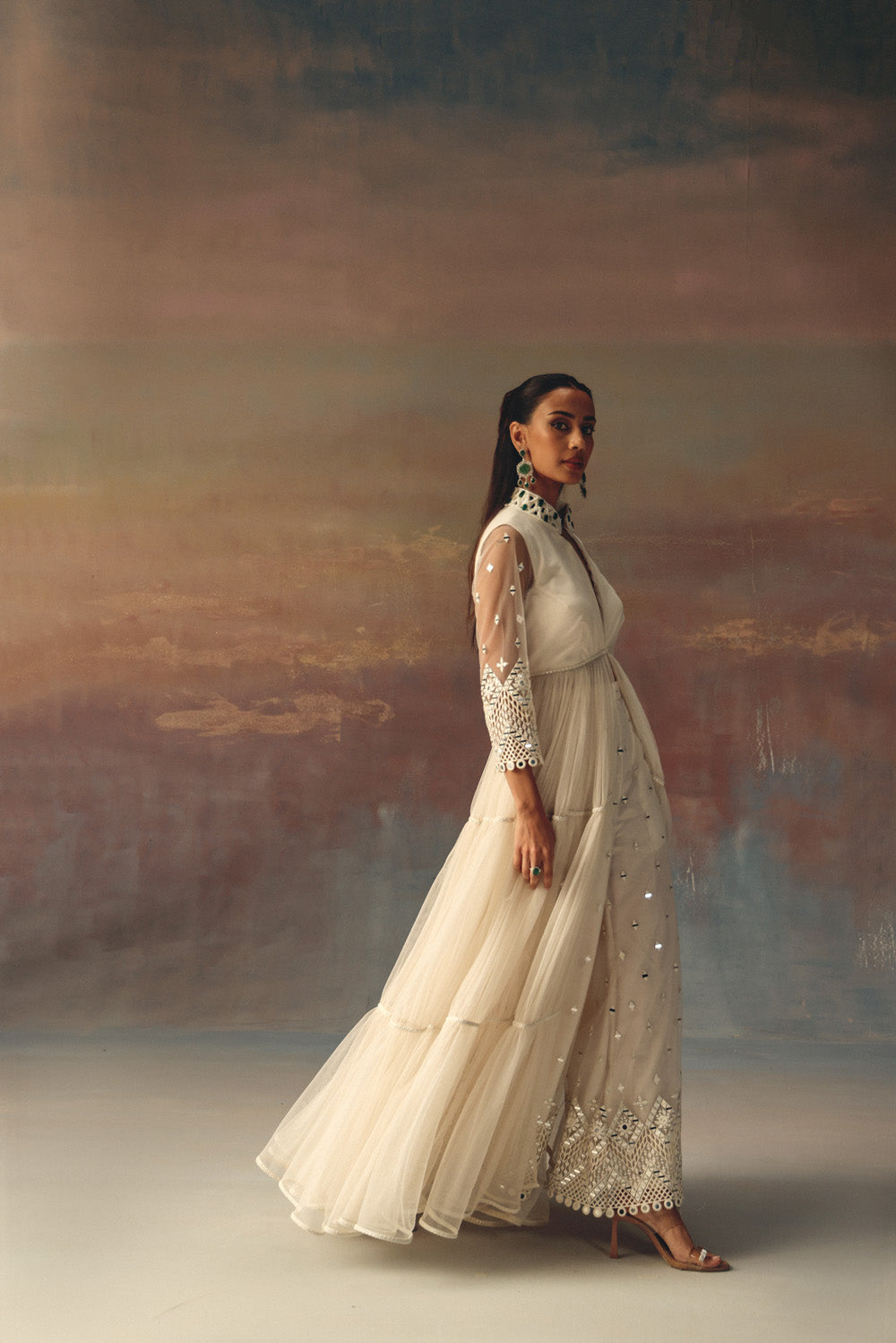 Backless Anarkali Jacket