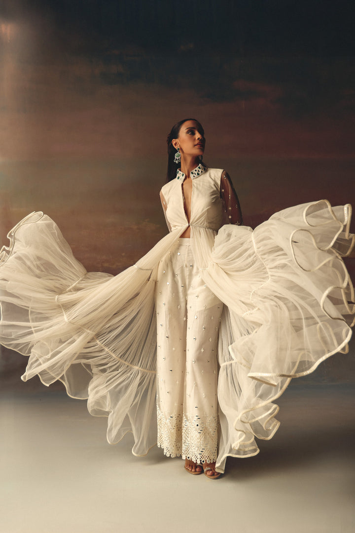 Backless Anarkali Jacket