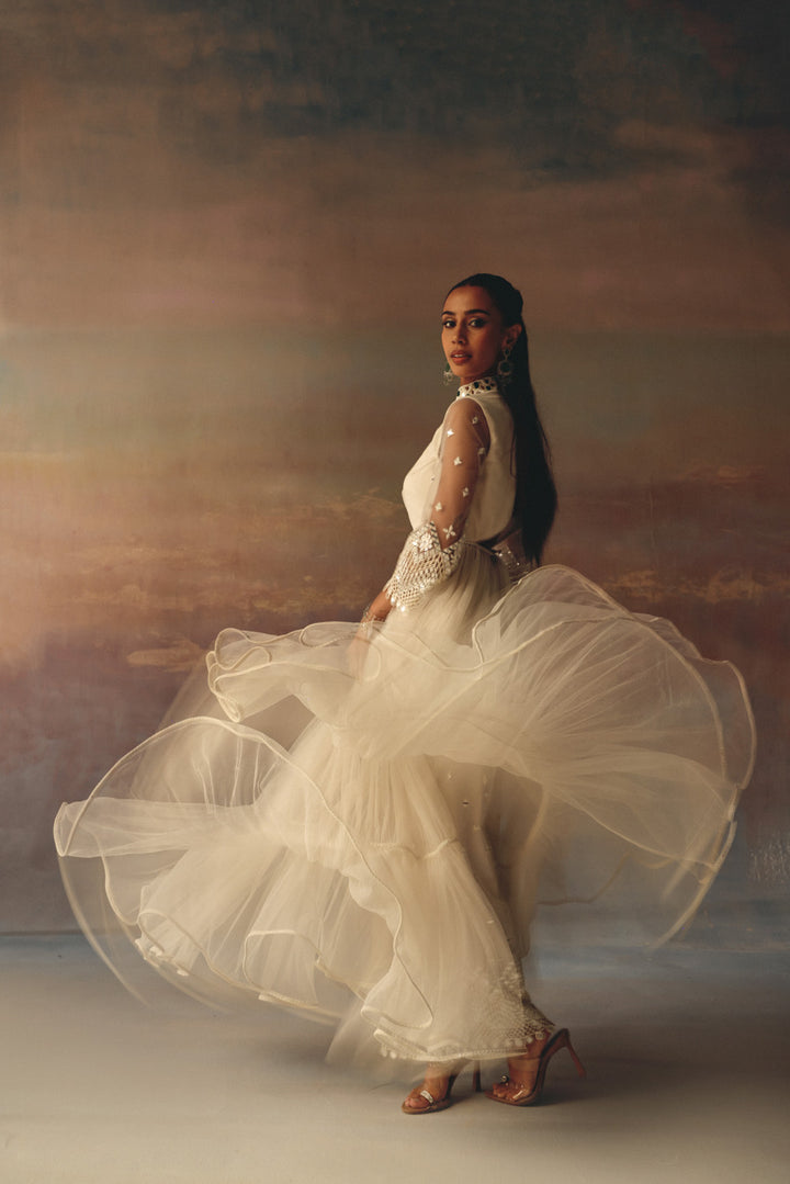 Backless Anarkali Jacket