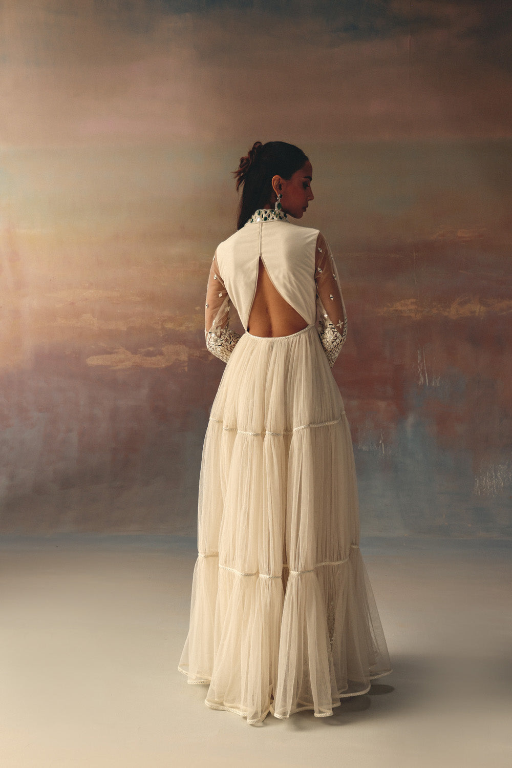 Backless Anarkali Jacket