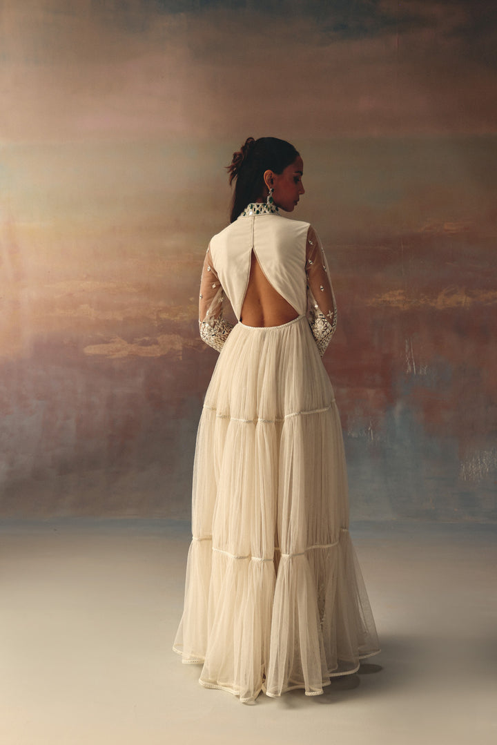 Backless Anarkali Jacket