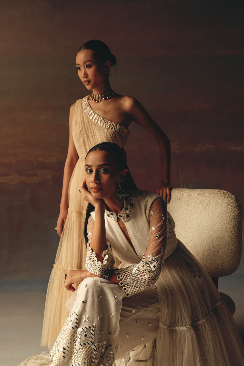 Backless Anarkali Jacket