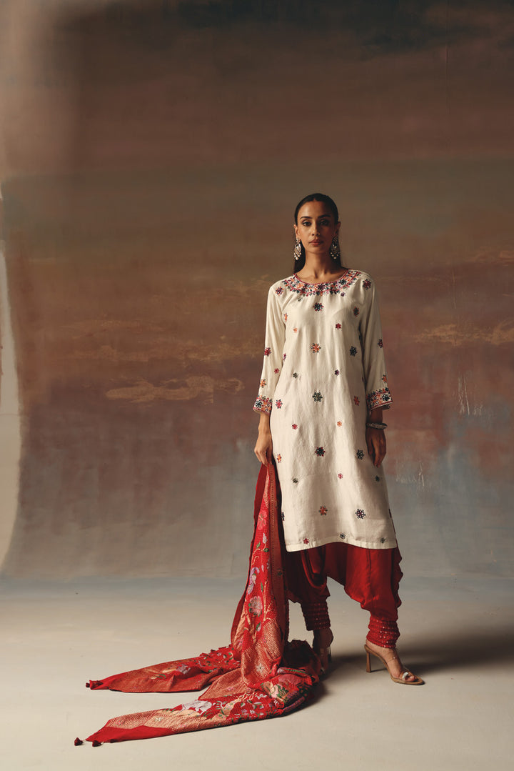 Thai mirror work Dhotis