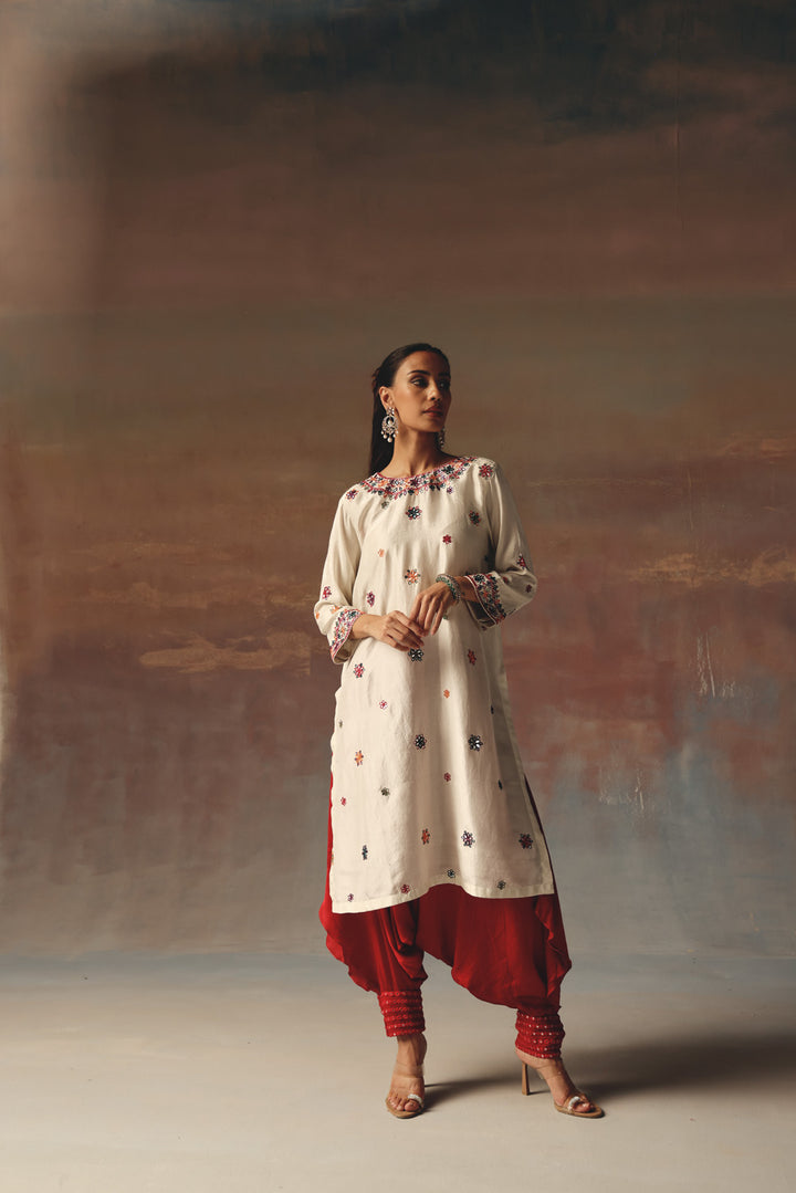 Thai mirror work Dhotis