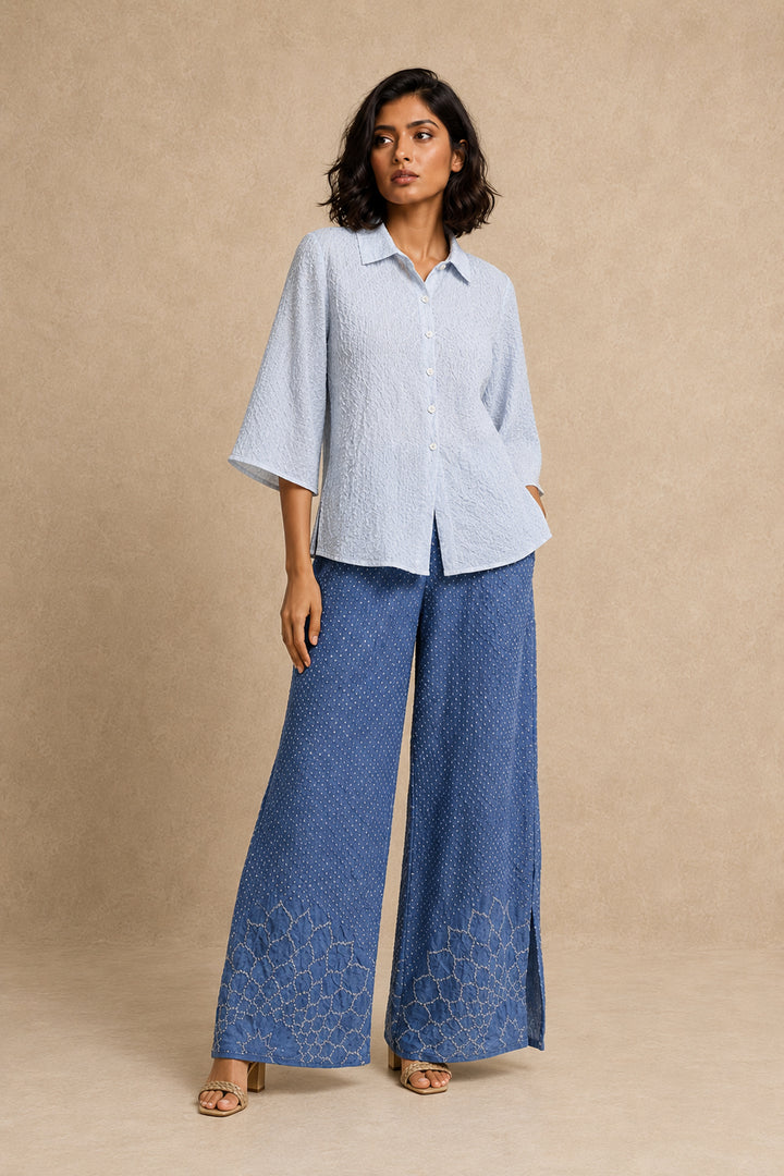 Rai Bandhani A Line Shirt
