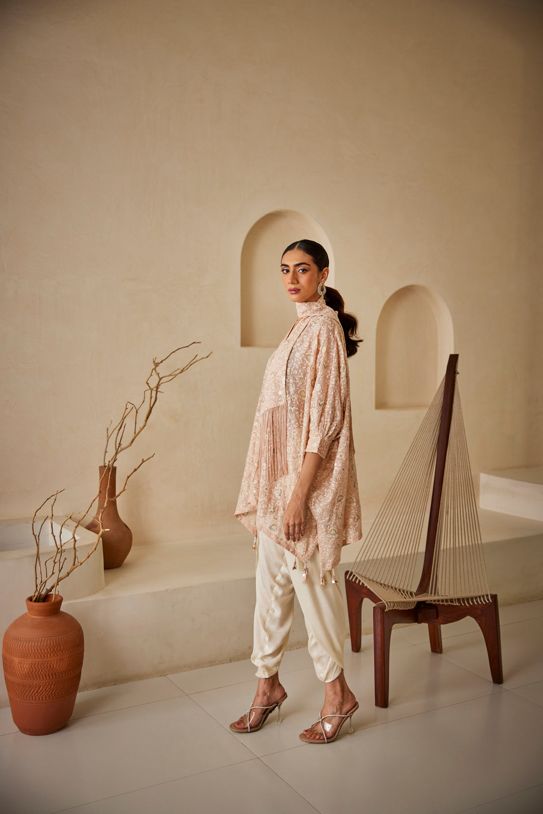 Chikankari Kaftan