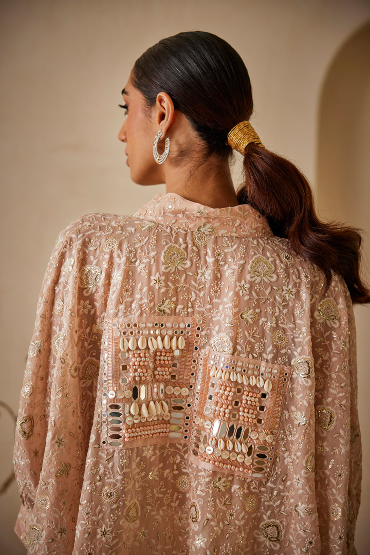 Chikankari Kaftan