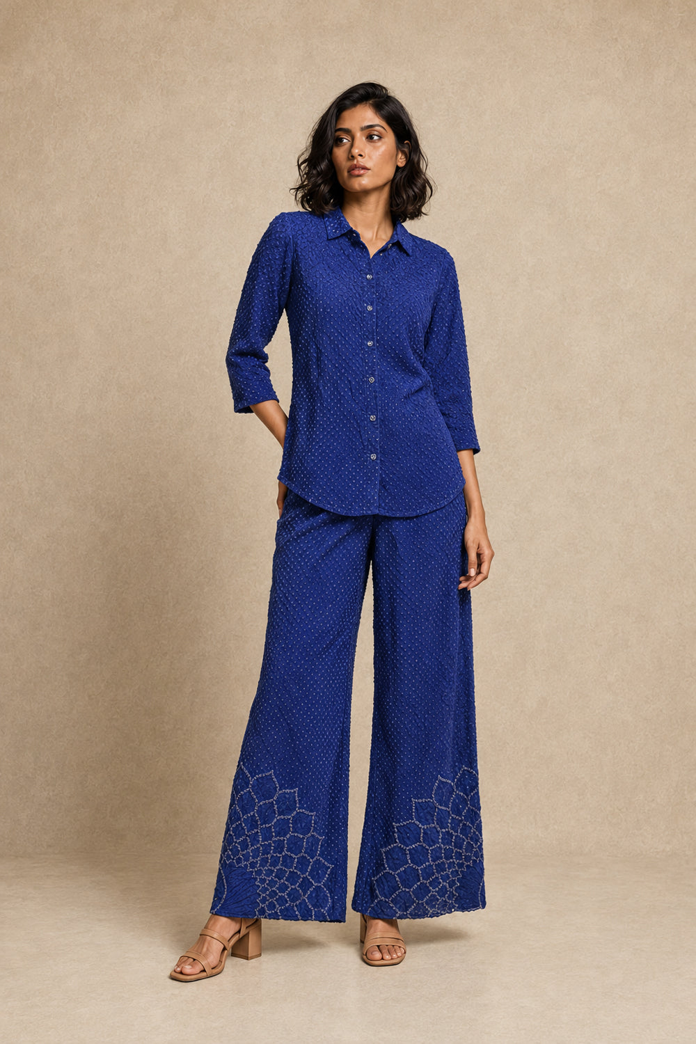 Rai Bandhani Bellbottoms