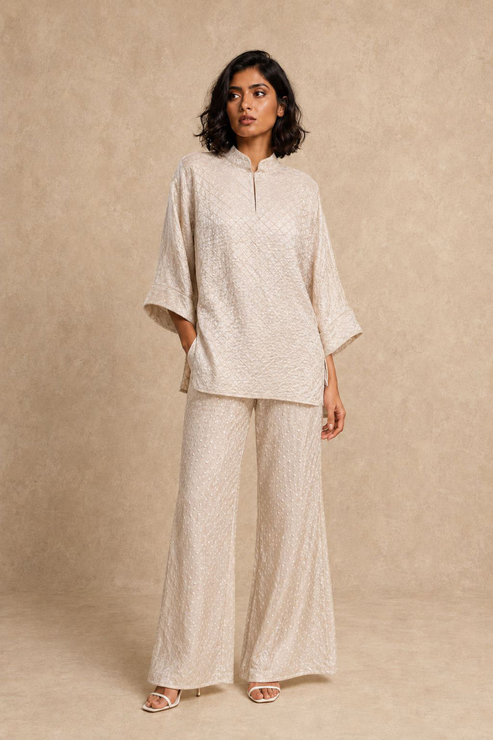 Rai Bandhani Kimono Sleeves Top