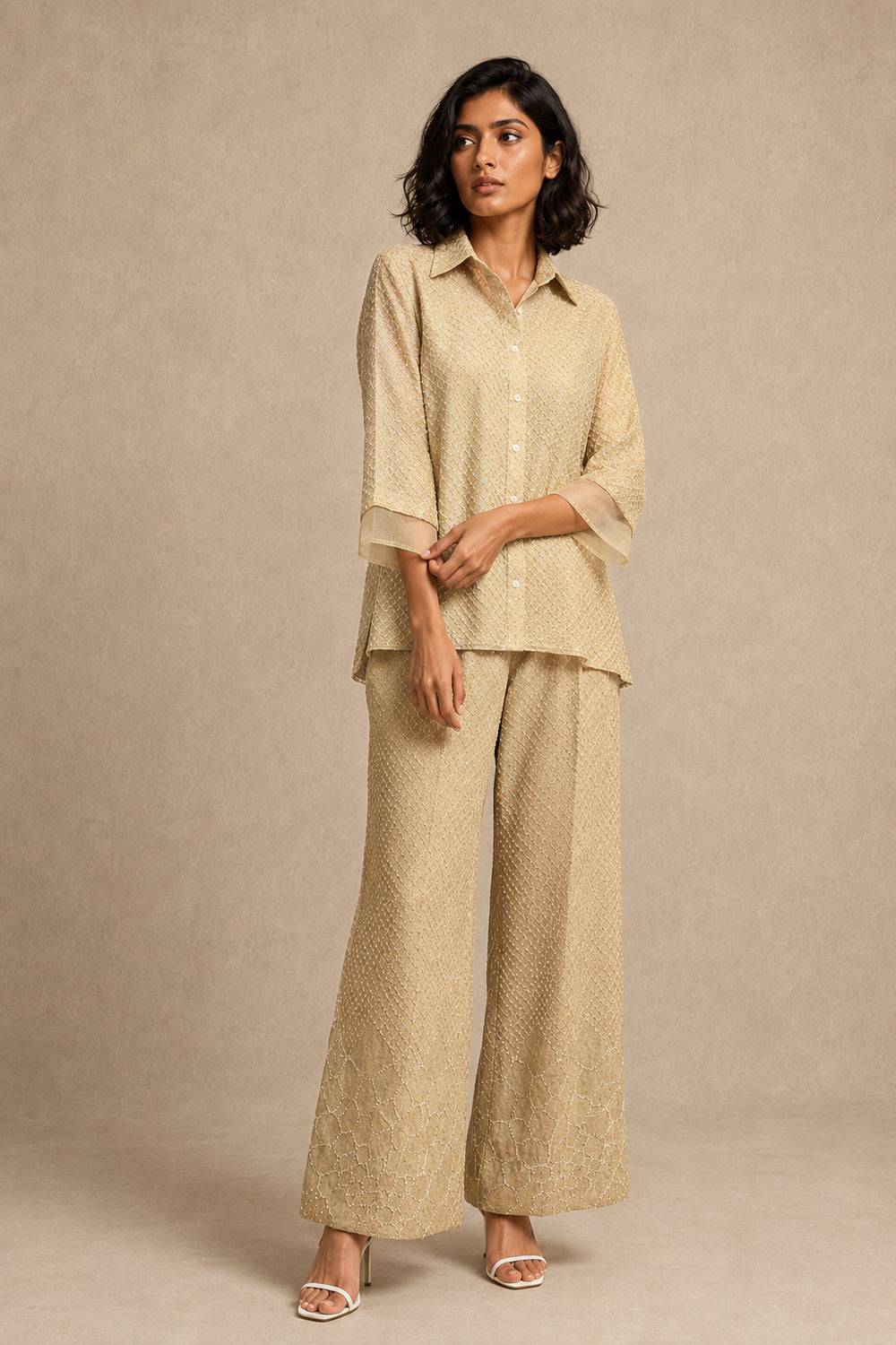 Rai Bandhani Bellbottoms