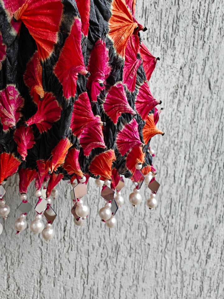 Bandhani embellished potli