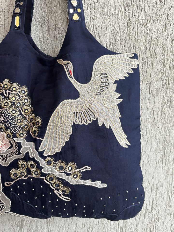 Cherry blossom small tote bag