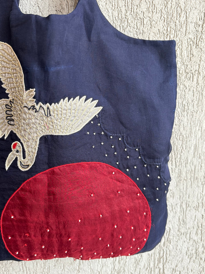 Cherry blossom small tote bag