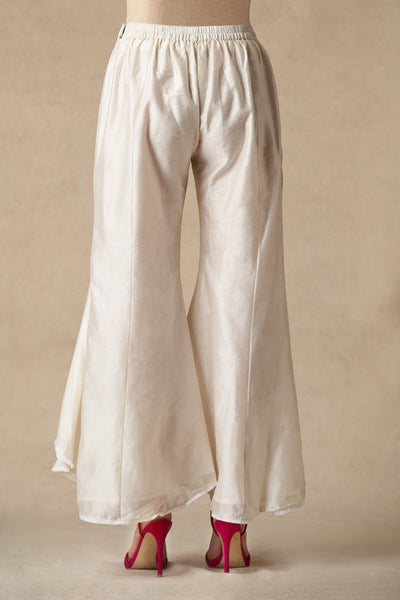 Off-White Flared Tulip Pants