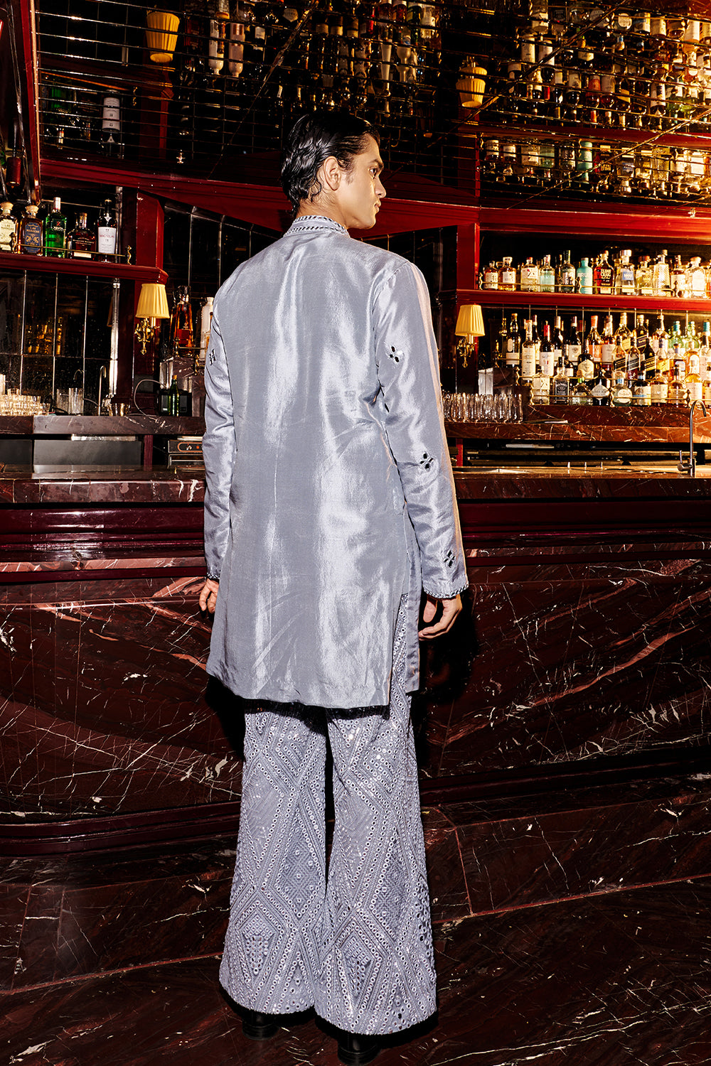 The Lucien Mirrorwork Kurta Set