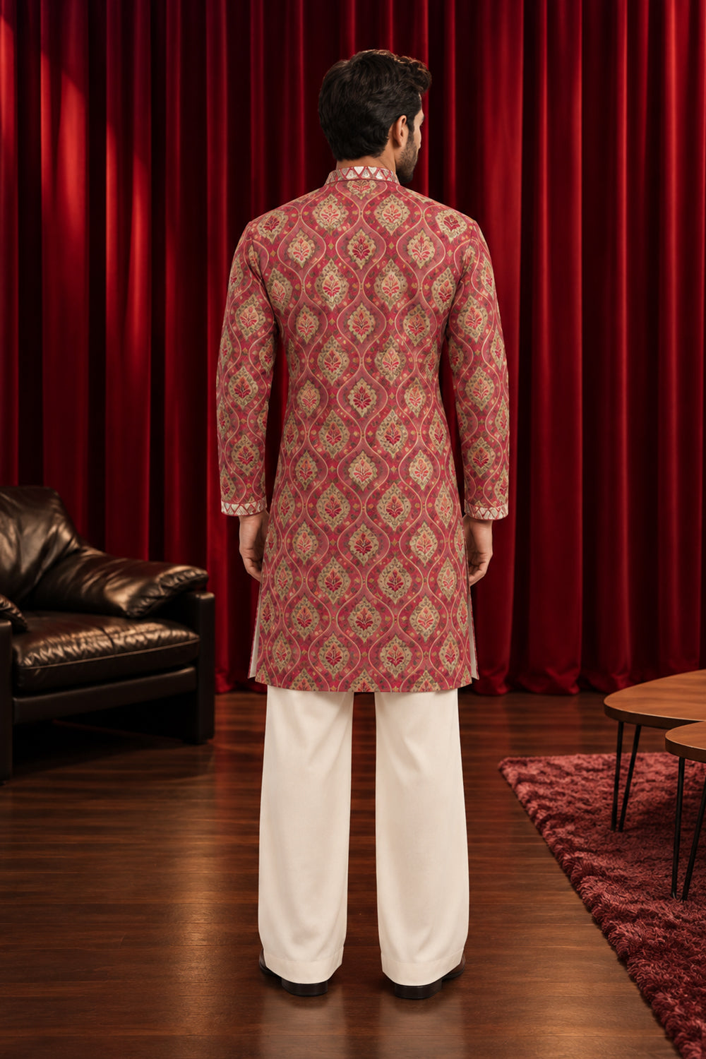 The Leandre Banarasi Mirrorwork Kurta Set