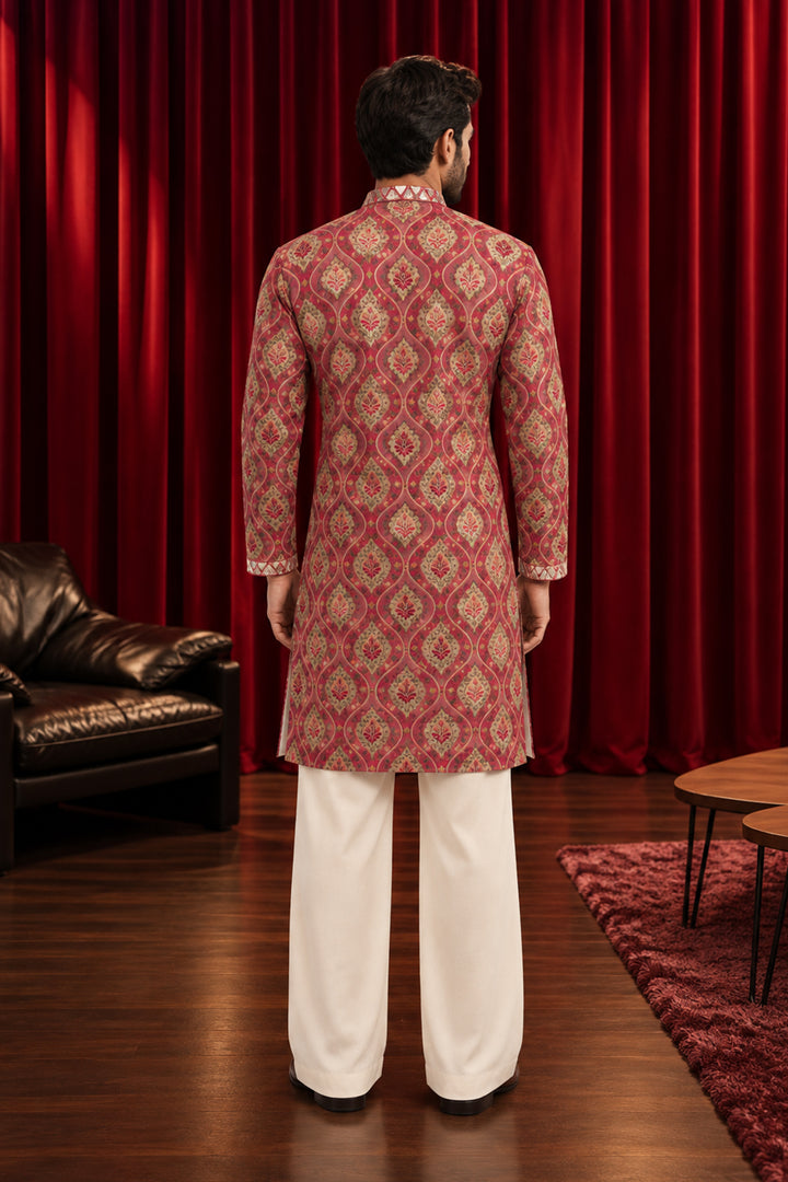 The Leandre Banarasi Mirrorwork Kurta Set