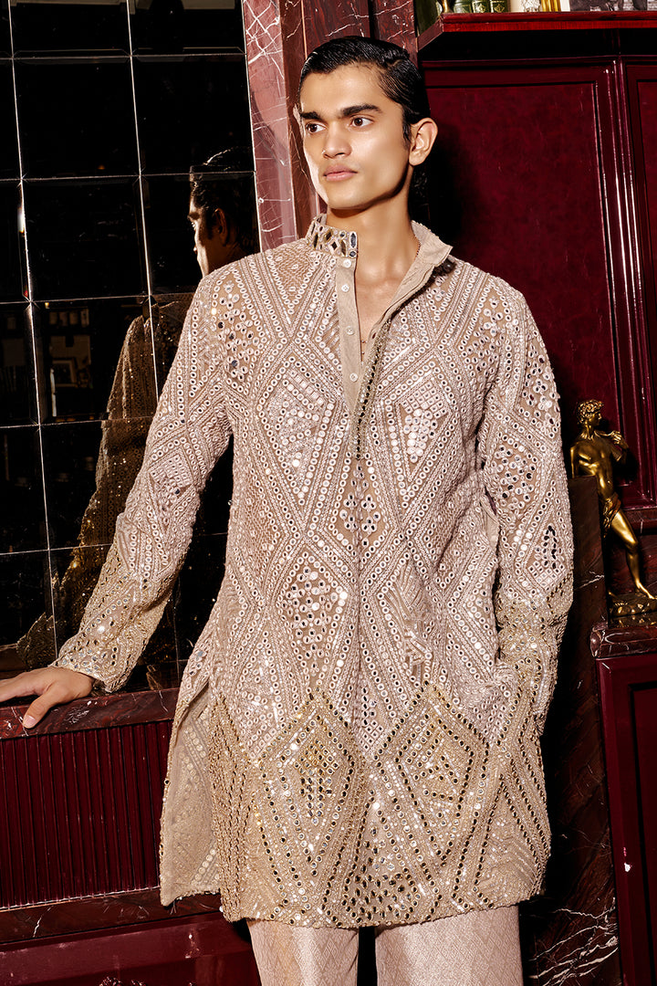 The Bellamy Mirrorwork Kurta Set