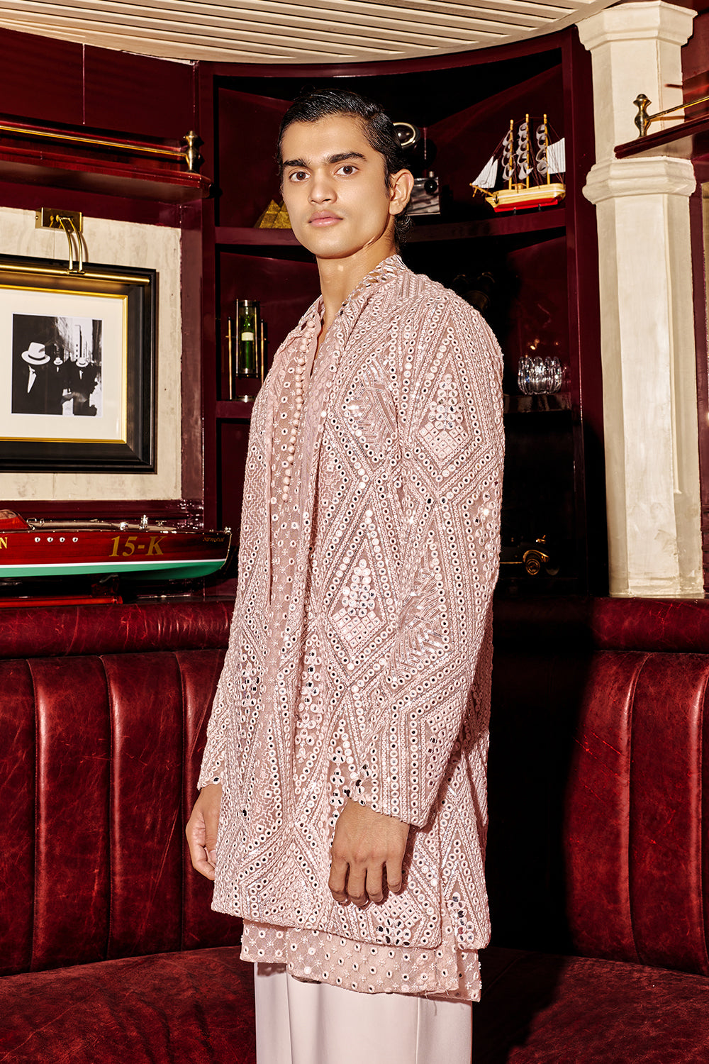 The Taven Bandgala Jacket Set
