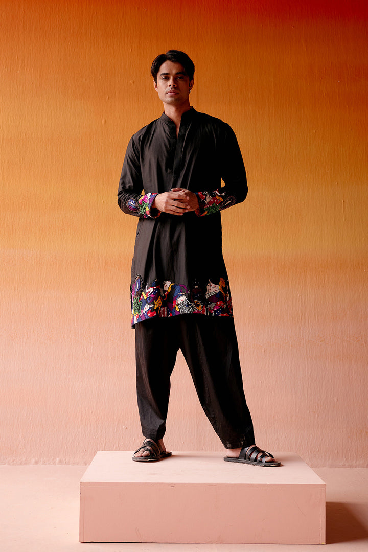 ART DECO KURTA WITH SALWAR