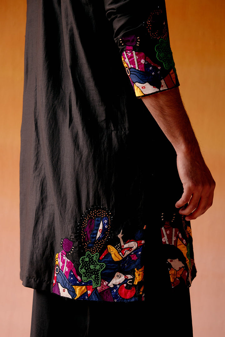 ART DECO KURTA WITH SALWAR