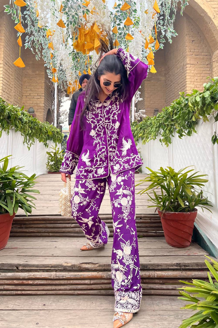 Dhriti Mehra in our Parsi Gaara palazzo  pant