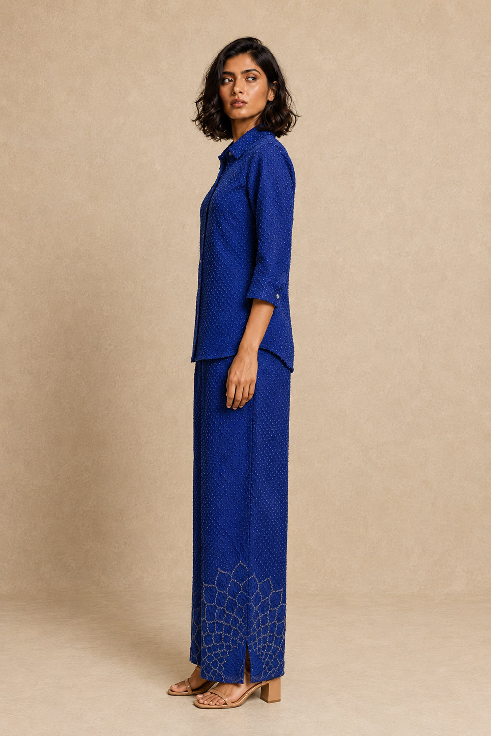 Rai Bandhani Bellbottoms