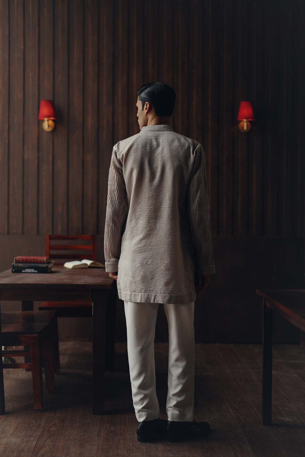 Pintuck Short Kurta Set