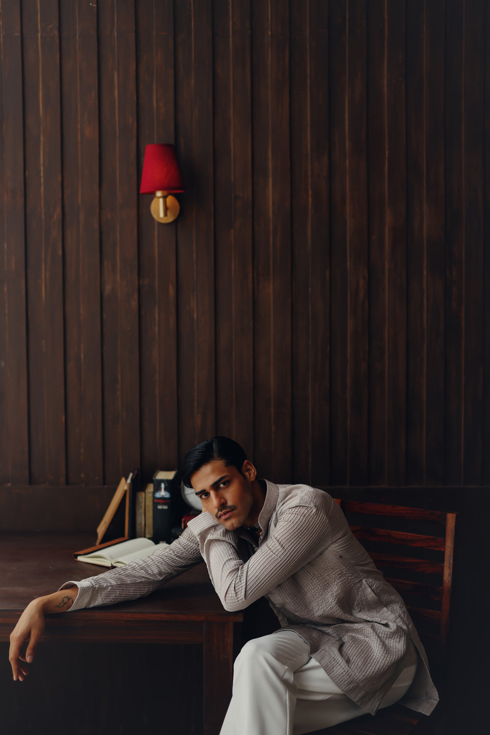 Pintuck Short Kurta Set