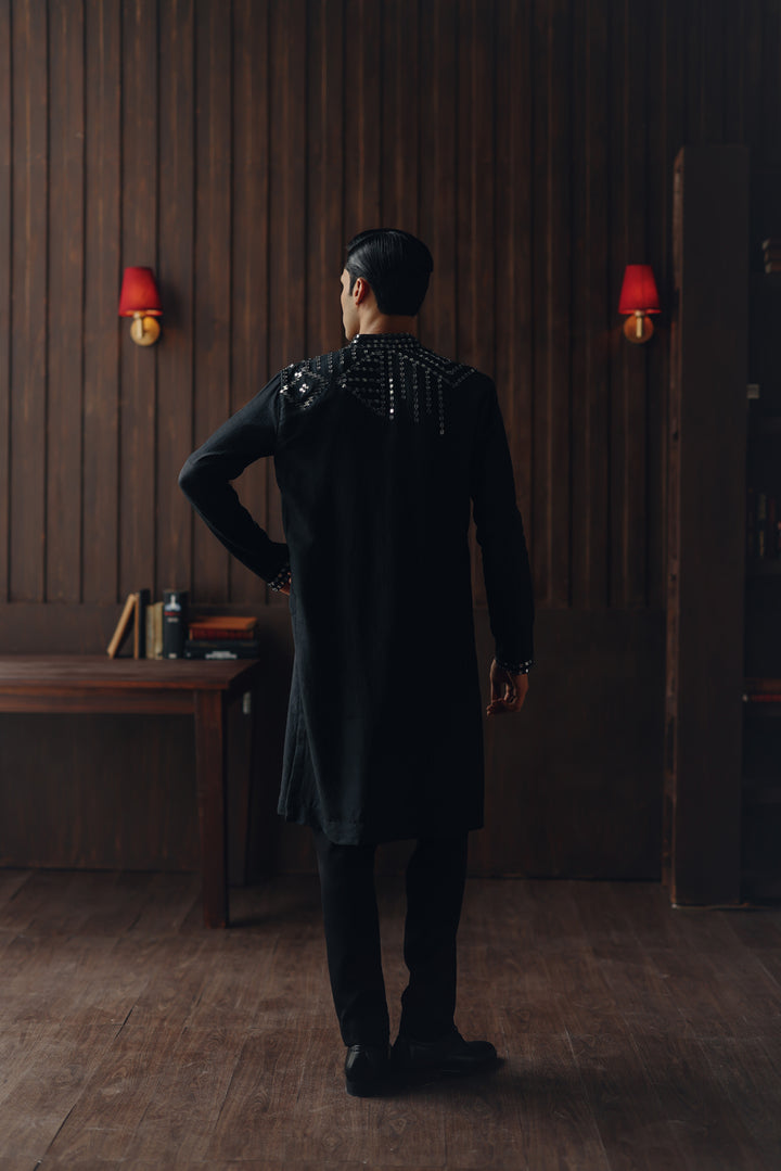 Mirror Embellished Kurta